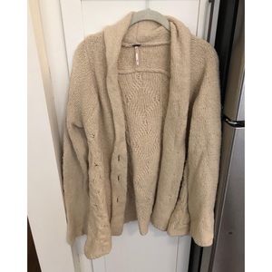 Free People Oversized Wool Cardigan - Size Medium